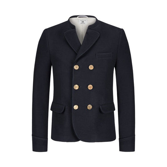 Grey Leather Trachten Jacket