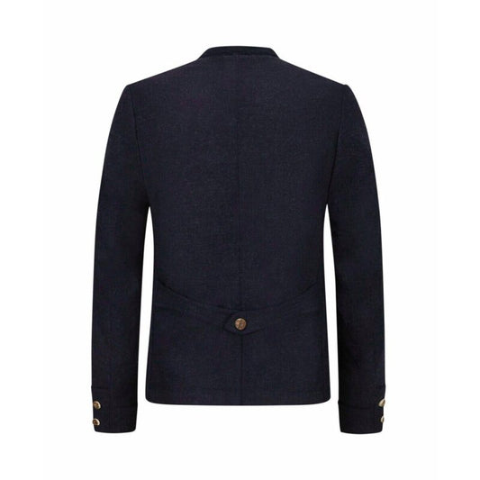 Dark Grey Traditional Trachten Jacket