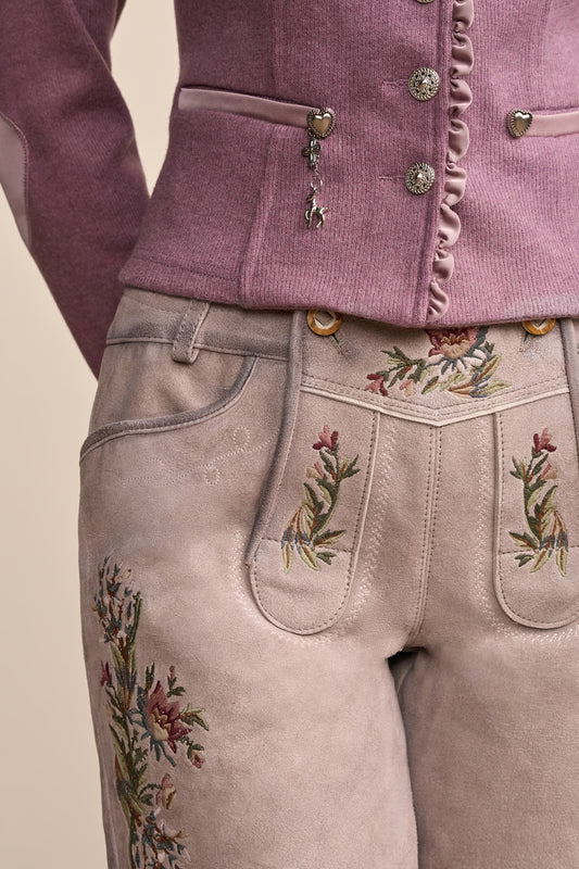 Elsa Embroidered Lederhosen