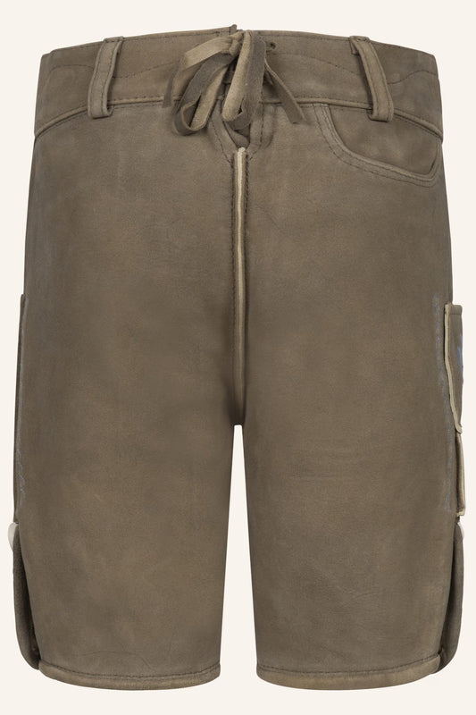 Kids Alwin Brown Traditional Bavarian Lederhosen