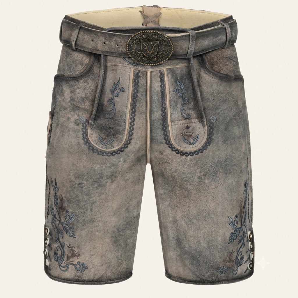 Lederhose Elias with Belt