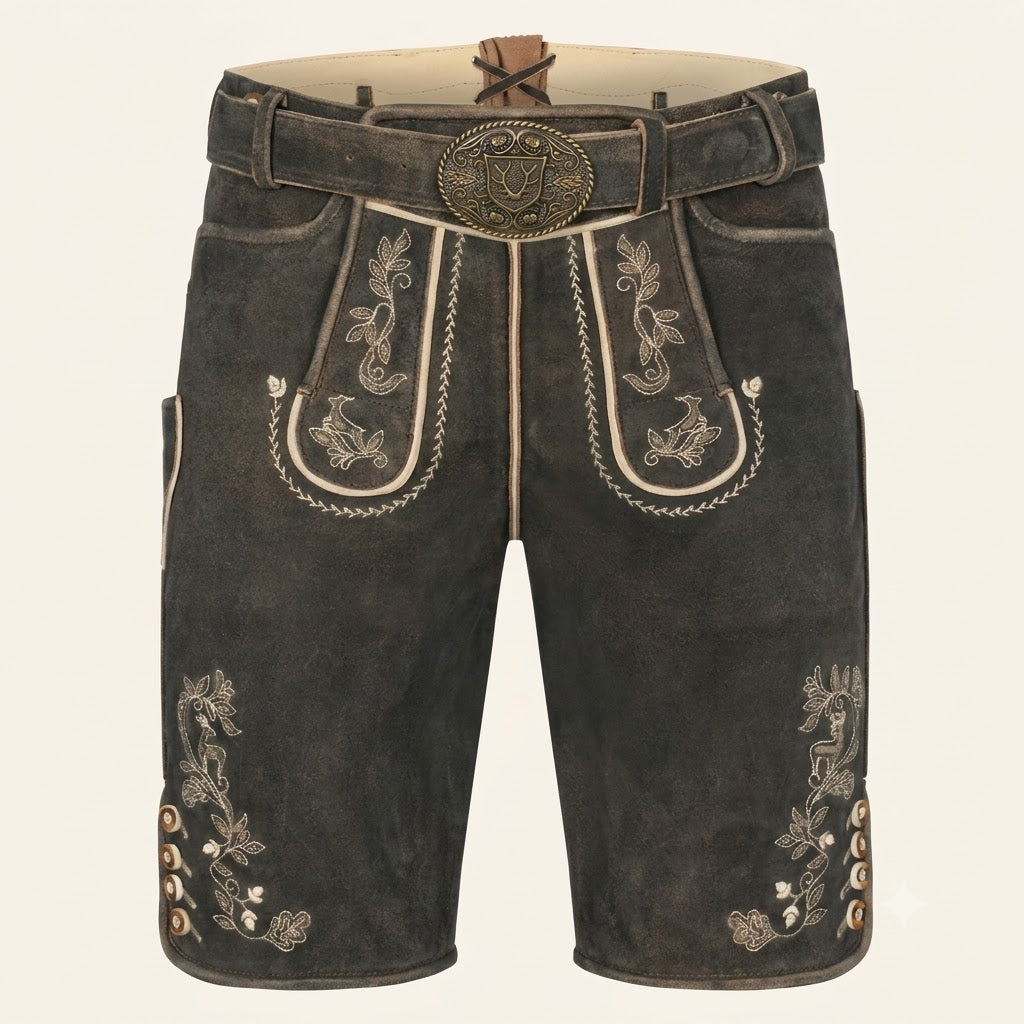 Lederhose Valentin with Belt