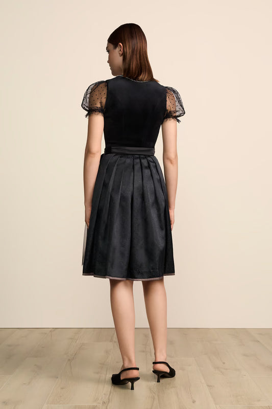 Midi Dirndl Louisa Stone Black Bavarian Dress