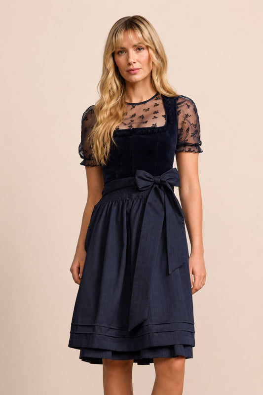 Mini Dirndl Gisela Dark Blue Festival Dress
