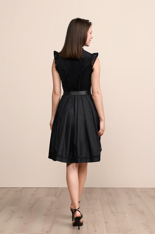 Mini Dirndl Isabel Dark Black German Dress