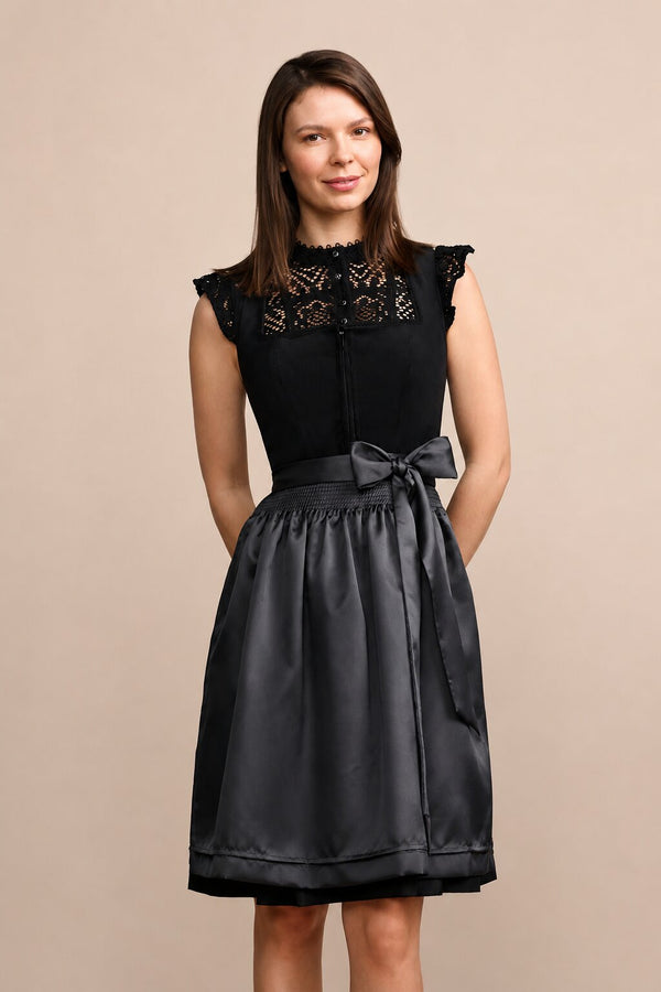Mini Dirndl Isabel Dark Black German Dress