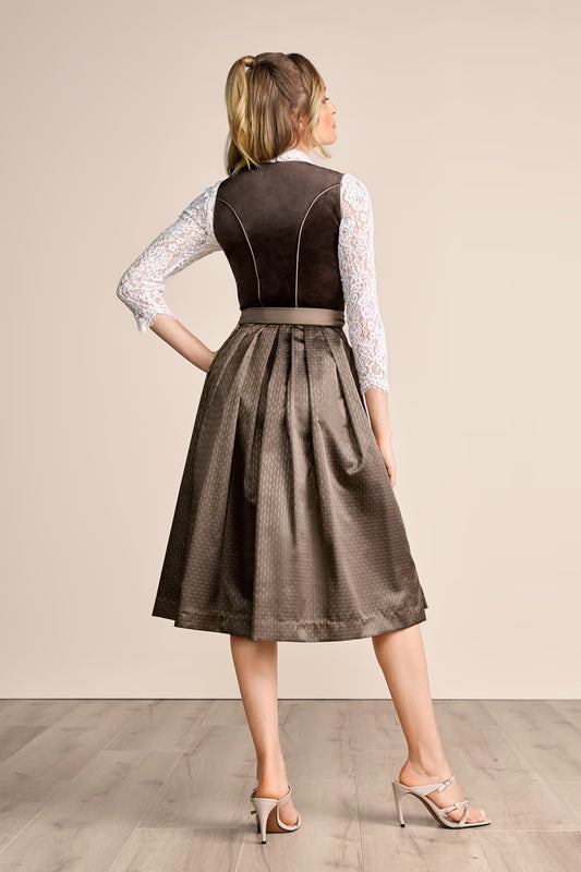 Mini Dirndl Selina Rare Brown German Dress