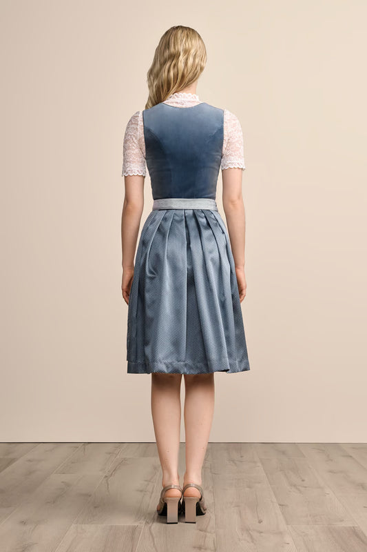 Mini Dirndl Stunning Grey Apron Dress