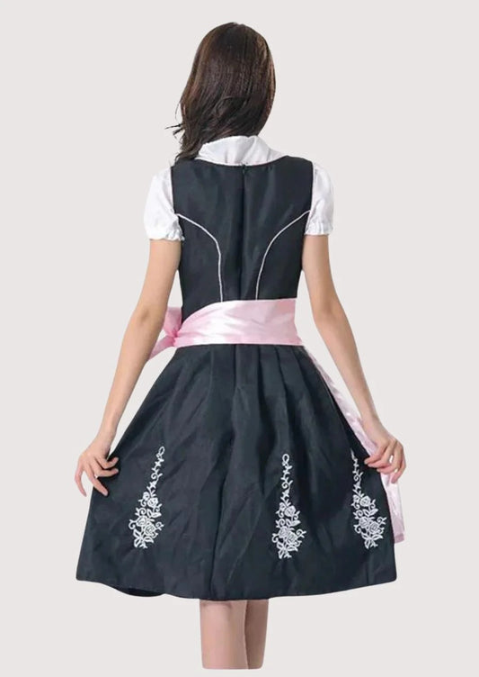 Women's Rose Pink Octoberfest Dirndl Dress